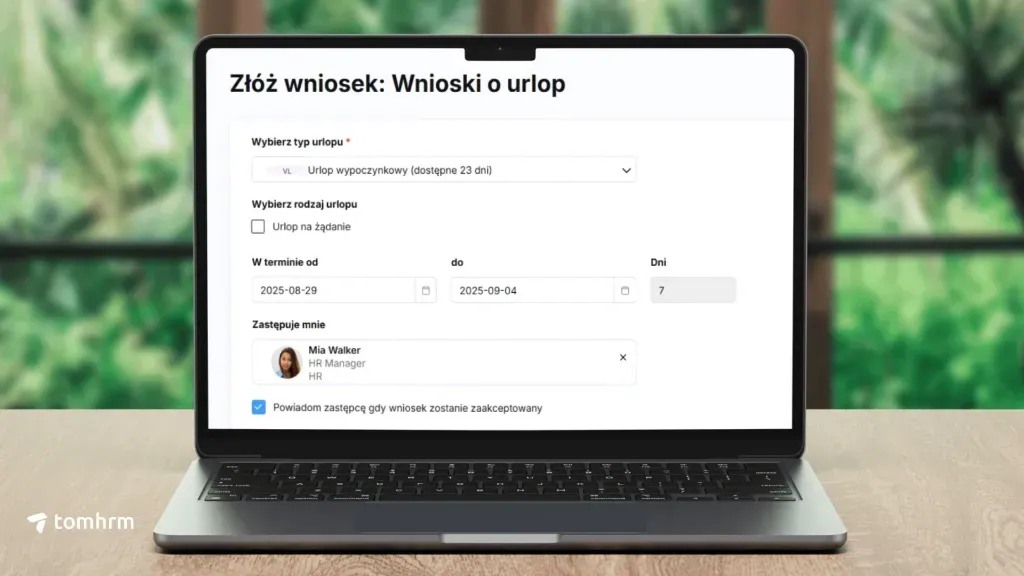 rozpatrywanie urlopów pracowników